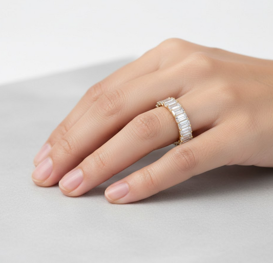 Baguette Mega Diamond Band