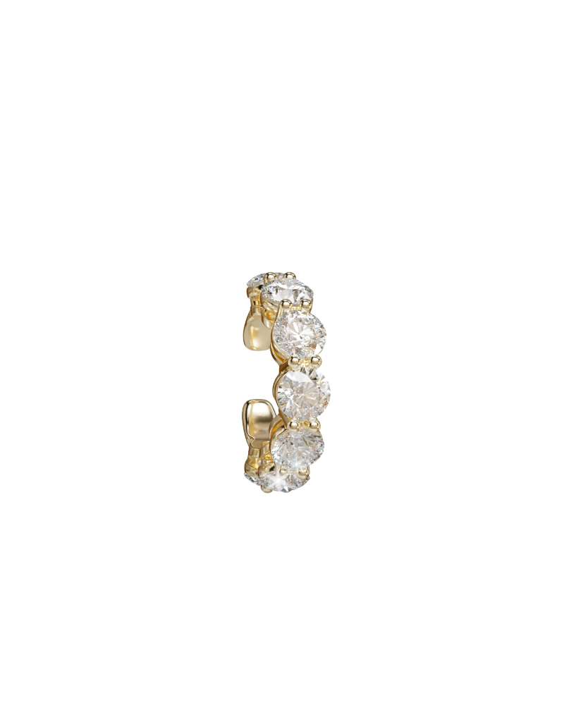 Stone Cuff Earring
