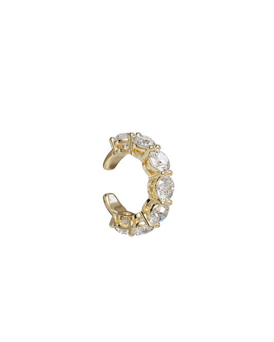 Stone Cuff Earring
